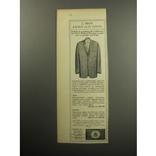 1957 J. Press Fashion Advertisement - J. Press Dacron-Flax Linens
