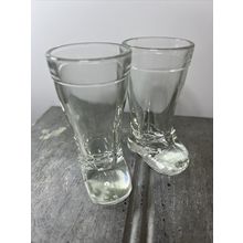 Boot Shaped Shot Glasses Italian MOD-DEP Glass Boot Vintage {}{