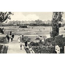 Tennis Court Egerton Park Bexhill On Sea Sussex Mint Old Postcard