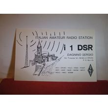I 1 DSR, QSL card DAGNINO SERGIO, ITALY 1987 =