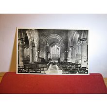 INTERIOR, BOSHAM CHURCH, SUSSEX unused vintage postcard RP by Valentine =