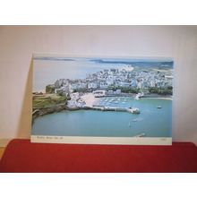 from the air, TENBY, PEMBROKESHIRE, WALES unused postcard by Archway =