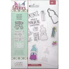 Crafter's Companion. Gnome Child Stamp & Die Set. Die Cutting Cardmaking Crafts