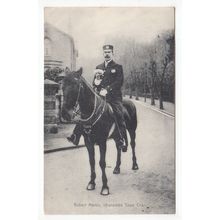 Robert Martin on Horse Ilfracombe Town Crier Postcard 1906 Devon