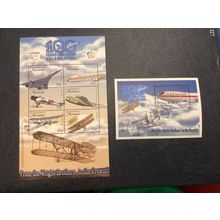 US Micronesia 551-552 Aviation Wright Brothers on XF NH (A500)