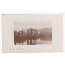Ramsey Harbour Isle of Man Postcard IOM RP Rapid