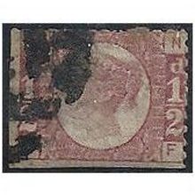 1870 SG48/9 1/2d Rose Plate 5 Good Used Filler Check Letters "NF".