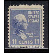 816 11c James Polk Average Plus MNH U0252