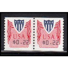 CVP32 22c Shield Very Fine MNH Pair PA4975