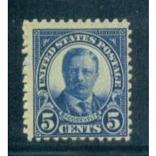557 5c Theodore Roosevelt Barely Clears MNG C1537