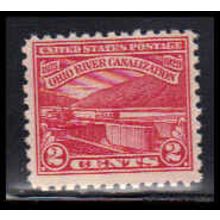 681 2c Ohio River Barely Clears MNH O4373