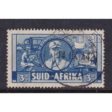 SOUTH AFRICA 1941-6 WAR EFFORT 3d SINGLE USED SG91