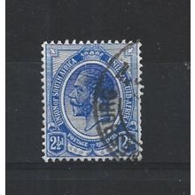 SouthAfrica.SG7 2 1/2d Bright Blue.Fine Used.Aug25a