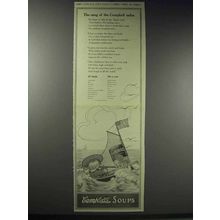 1914 Campbell's Tomato Soup Ad - Song of the Sailor