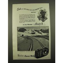 1947 Weston Master II Exposure meter Ad - Dmitri Kessel