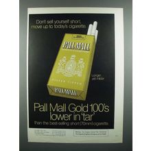 1975 Pall Mall Cigarette Ad - Don't Sell Yourself Short