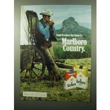 1975 Marlboro Cigarettes Ad - Come to Where Flavor Is