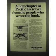 1975 Pan Am Airlines Ad - People Who Wrote the Book