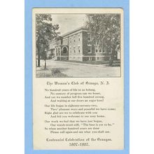 New Jersey Orange The Woman's Club Half Picture View Large Old Building Th~772