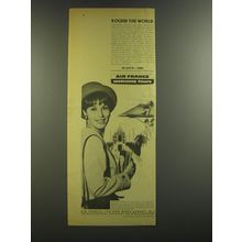 1964 Air France Advertisement - Round the World