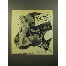 1945 Stardust Slips Ad - Eleanor Camill - Heavenly Loveliness