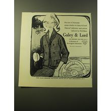 1960 Galey & Lord Fell-Bass Fashion Ad - Preview of Autumn