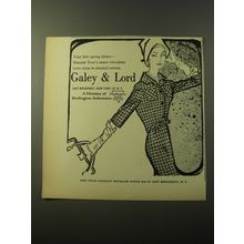 1960 Galey & Lord Hannah Troy Two-Piece Town Dress Advertisement