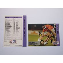 73. Blackpool - Dave Bamber - Pro Set 1990/91 Football Fixture List Card (ef1)