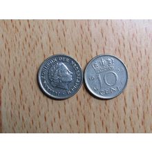 Netherlands 1969 10 Cents Coin