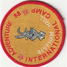 Scout Badge UK International Camp - Bisham Hall 1988 (J1)