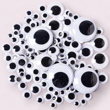 Self Adhesive Googly Eyes Stick On Wobbly Wiggly Arts Craft 7mm To 20mm