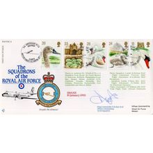 Squadrons Of The Royal Air Force Swans Andover Flown Hand Signed FDC