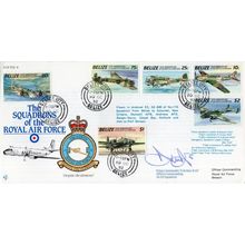 Squadrons Of The Royal Air Force Belize Andover Flown Hand Signed FDC