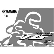 YAMAHA YZF-R1N YZF-R1NC OWNERS MANUAL MOTORCYCLE 132 PAGES IN ENGLISH