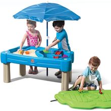 Step2 Cascading Cove Sand and Water Table, Kids Activity Sensory Playset, Comes