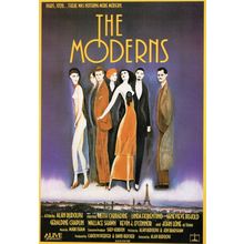 The Moderns- Us 1988 Poster Canvas Movie Film Print A0 A1 A2 A3 A4 A5 A6 Art Wal