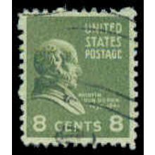 Used 813 8c Martin Van Buren Fine M07875