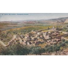 Bethany Old Aerial Bethlehem Antique Postcard