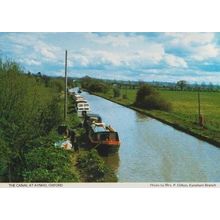 Picnic at Aynho Oxford Canal Waterside Oxfordshire Postcard