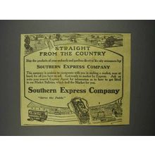 1916 Southern Express Company Ad - From the Country