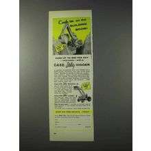 1959 Case Utility Digger Ad - Cash In On Building Boom