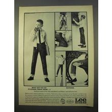 1963 Lee Riders Jeans Ad - What Did You Do In School?