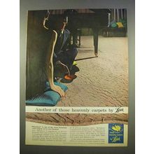 1963 Lees Melodious Carpet Ad - Another Heavenly