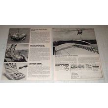 1964 Koppers Ad - Wolmanized Lumber, Bitumastic Coating