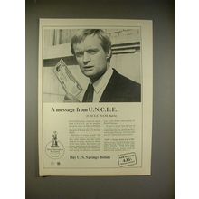 1966 U.S. Savings Bond Ad w/ David McCallum U.N.C.L.E.