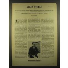 1966 Youngstown Steel Ad - Alloy Steels