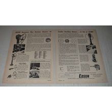 1970 Edson Steerers and Pumps Ad - Edson announces new economy steerers