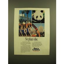 1988 Busch Gardens Tampa Bay Ad - No Place Else