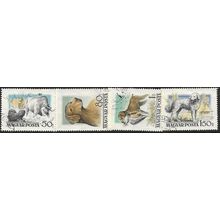 1956 4 different values - fine used (o) - D)G
