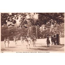 Bourneville Works Birmingham Maypole Pagan Dancing Antique Postcard